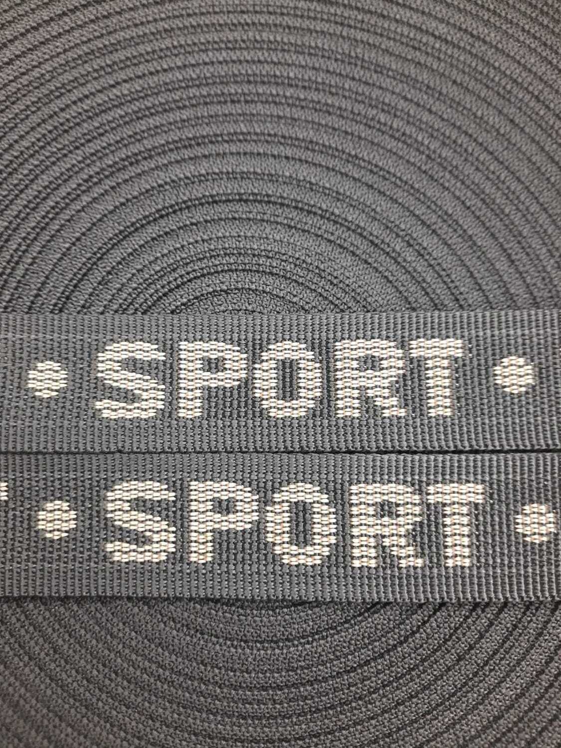 Лента ременная с логотипом SPORT 30мм 