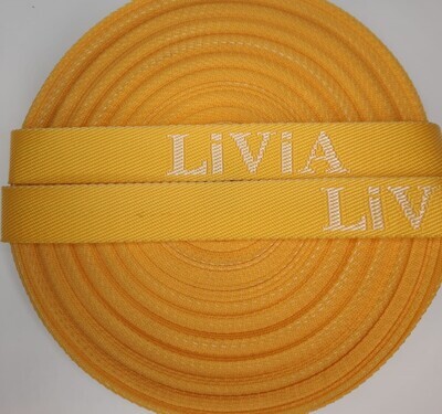 Лента ременная с логотипом LIVIA 20мм 