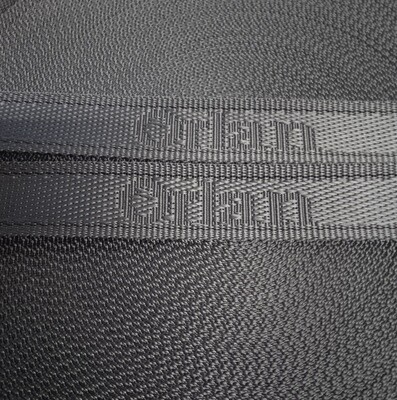 Лента ременная с логотипом ORLAN 30мм (серый/белый)