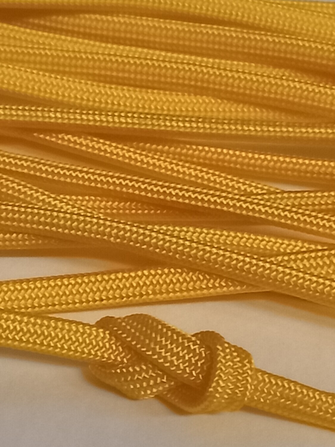 Шнур Handcord плетеный б/с 4мм (желтый)