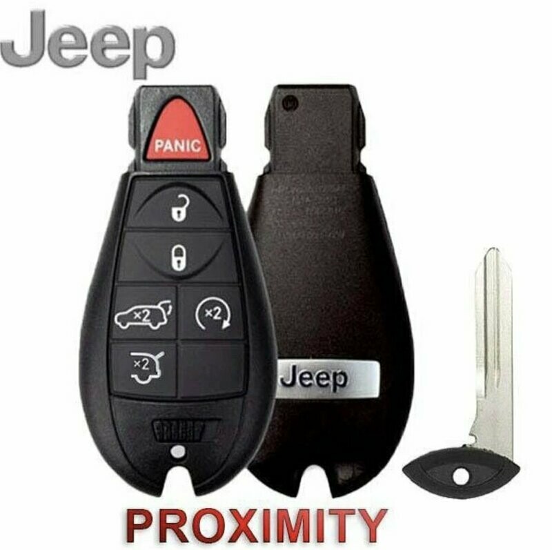 2011 - 2013 JEEP GRAND CHEROKEE 6-BUTTON SMART KEY WITH PROXIMITY OEM