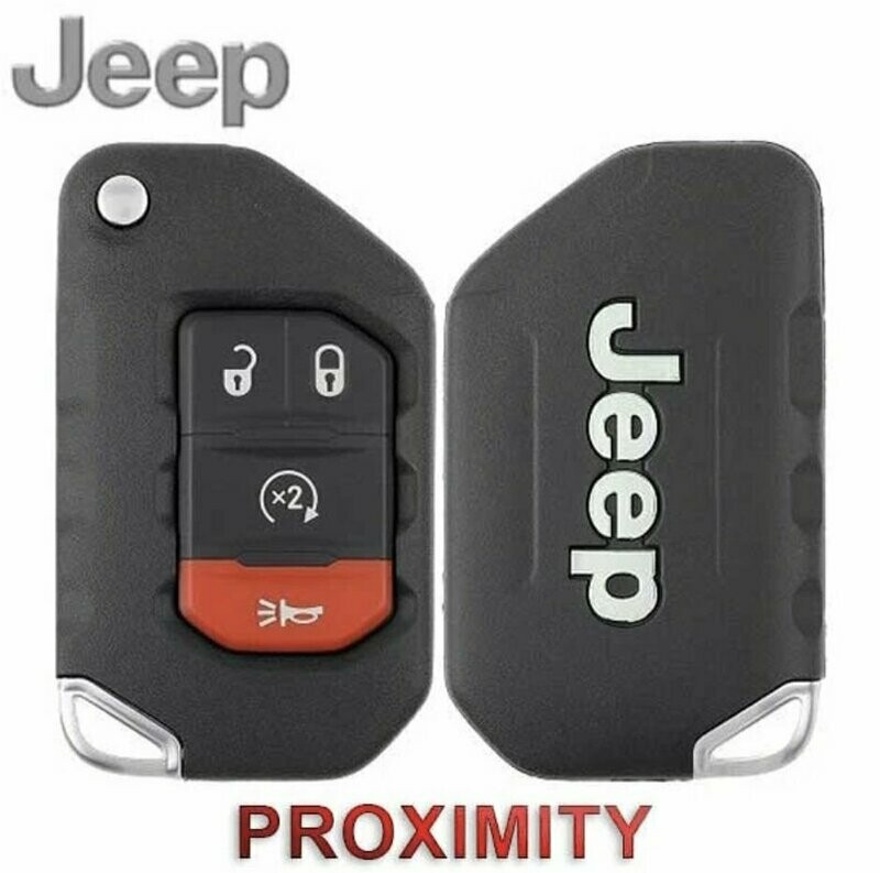 2018 - 2021 JEEP WRANGLER
SMART  FLIP KEY WITH PROXIMITY OEM