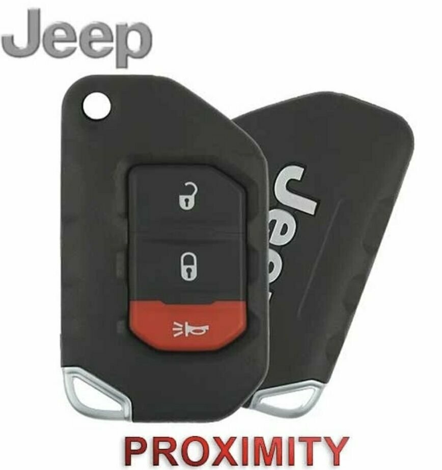 2018 - 2021 JEEP GLADIATOR SMART  FLIP KEY WITH PROXIMITY OEM