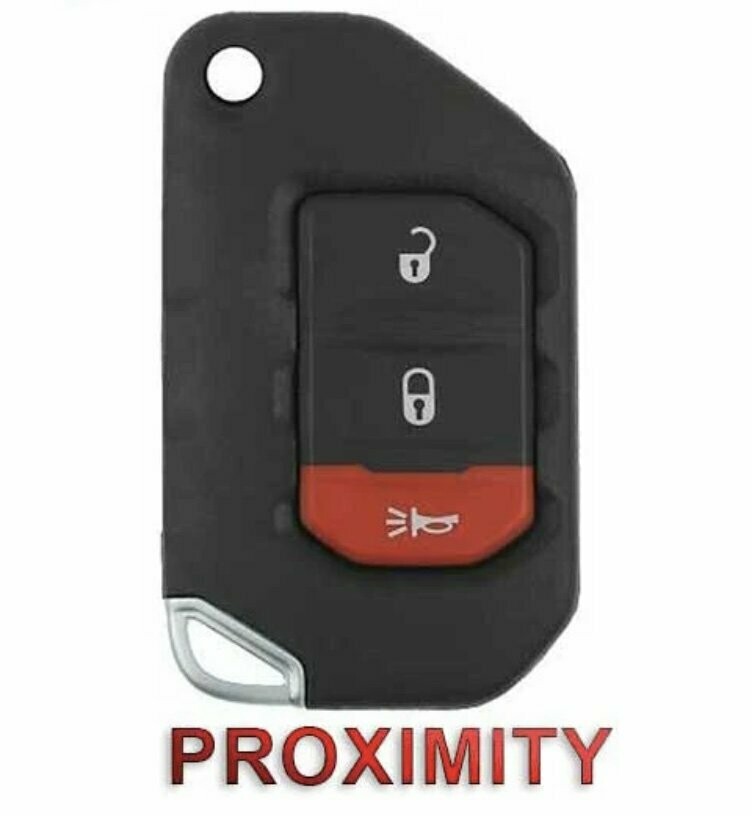 2018 - 2021 JEEP GLADIATOR SMART  FLIP KEY WITH PROXIMITY