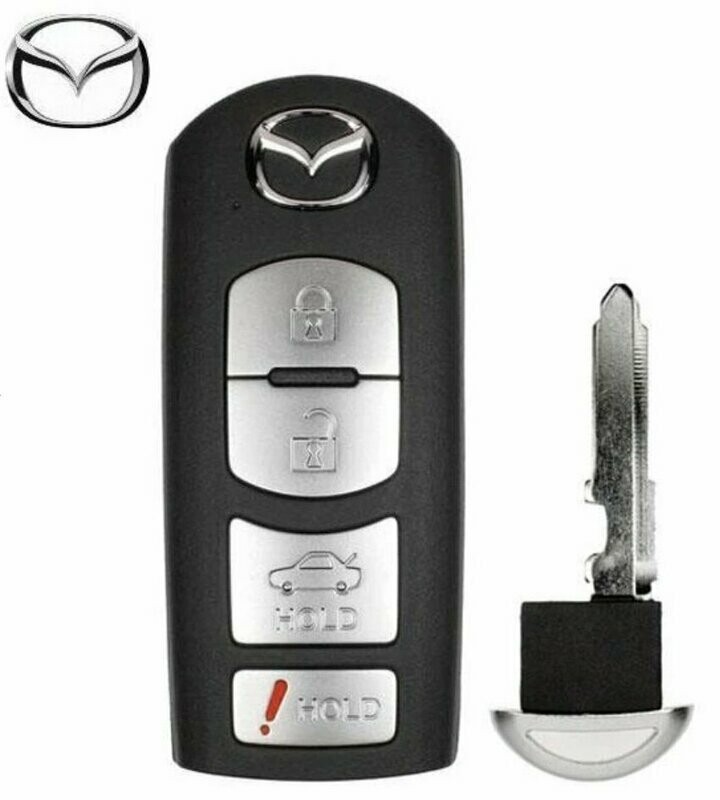 2010 - 2013 MAZDA 3  4-BUTTON SMART KEY OEM