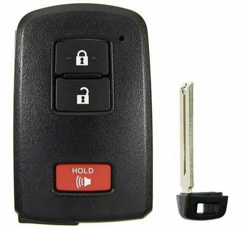 2012 - 2019 TOYOTA PRIUS 3-BUTTON SMART KEY
