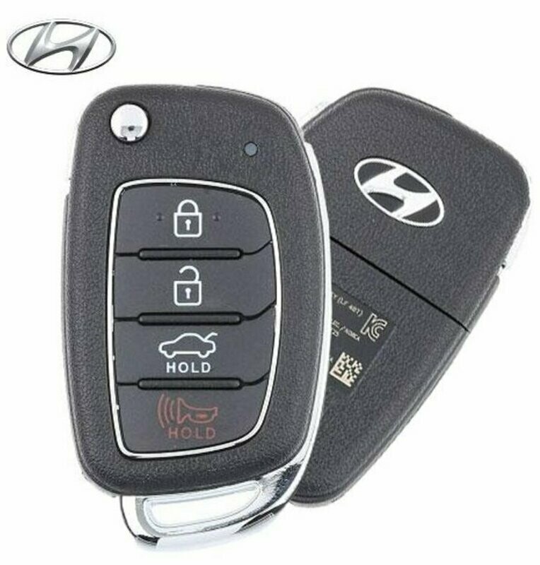 2017 - 2019 HYUNDAI SONATA FLIP KEY OEM