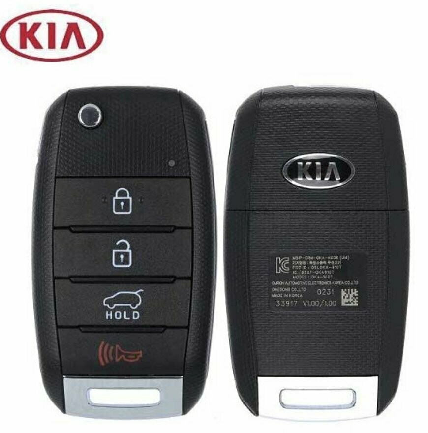 2015 - 2020 KIA SORENTO FLIP KEY OEM