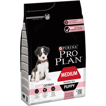 Purina Pro Plan Optiderma Puppy Medium Saumon