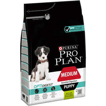 Purina Pro Plan Optidigest Puppy Medium Agneau