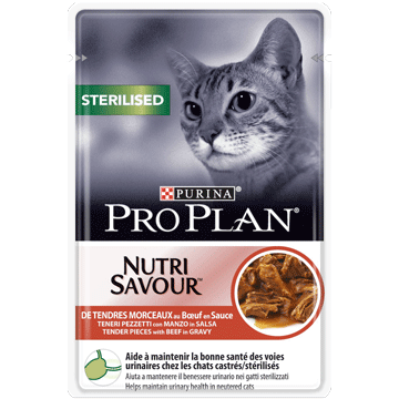Purina Pro Plan Adult Stérilisé Boeuf pâtée en sauce Purina Pro Plan Adult Stérilisé Boeuf pâtée en sauce