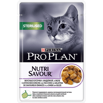Purina Pro Plan Adult7+ Stérilisé Dinde pâtée en gelée Purina Pro Plan Adult7+ Stérilisé Dinde pâtée en gelée