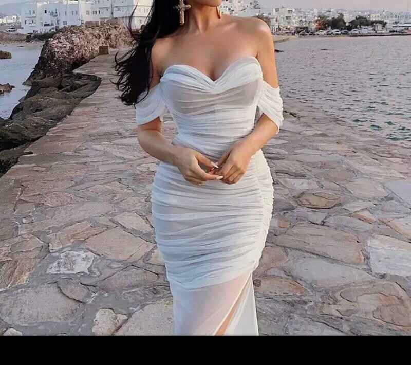 Robe dentelle transparente sexy