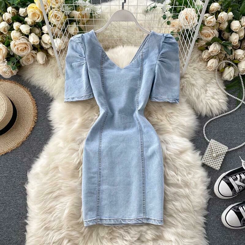 Robe sexy jean