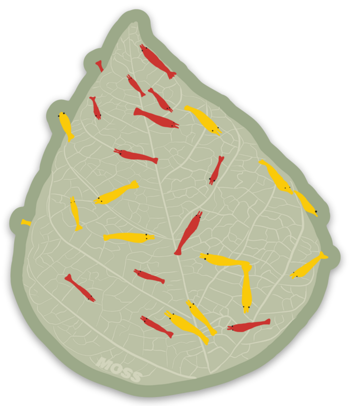 Smimps on a Leaf Sticker