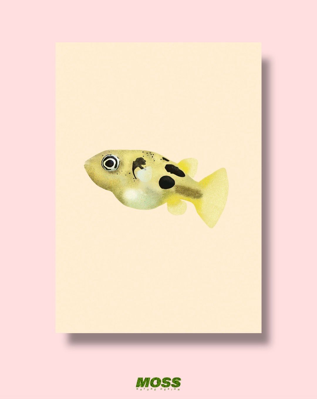 Pea Puffer A3 Print