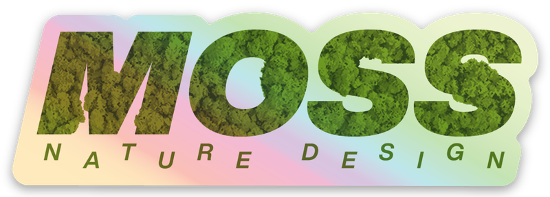 Holographic Moss Logo Sticker
