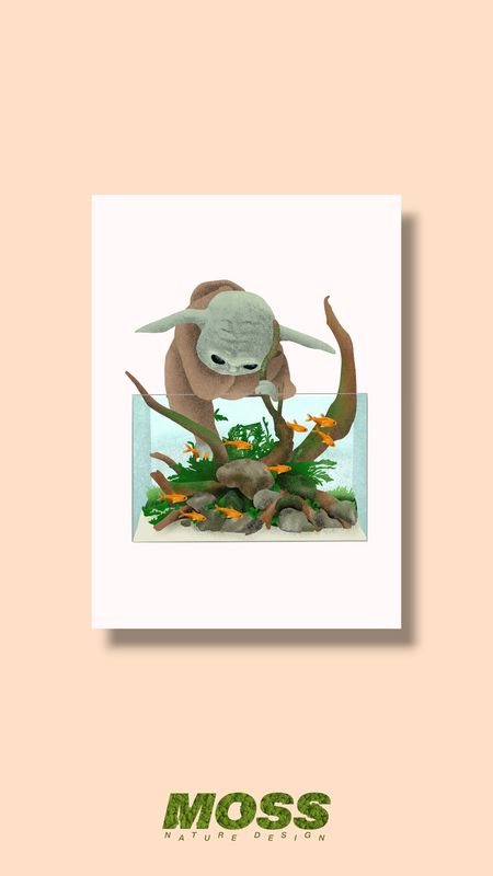 The Aquascaping Child A5 Print