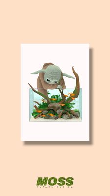 The Aquascaping Child A5 Print