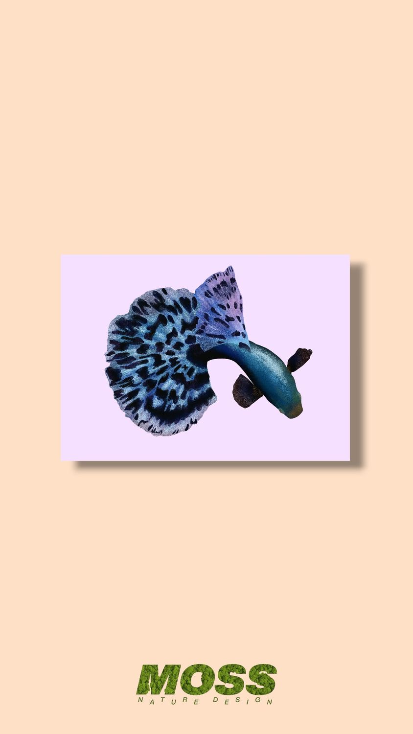 Mosaic Guppy A5 Print