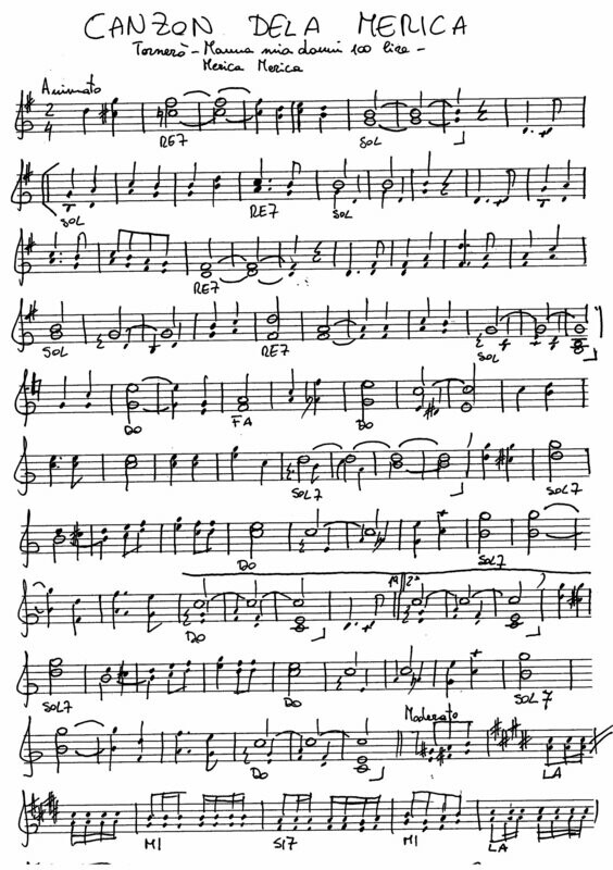Canzon della Merica
