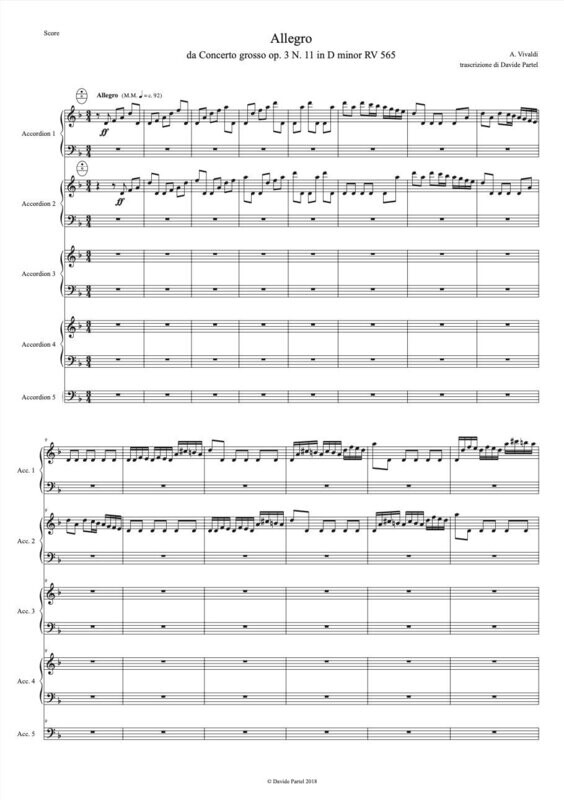 Allegro da concerto grosso RV 565