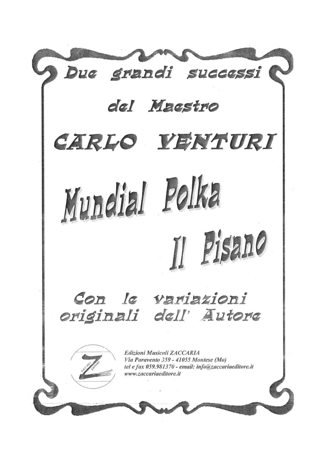 Mundial polka di Carlo Venturi