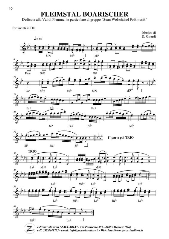 Fleimstal Boarischer (Boarisch)