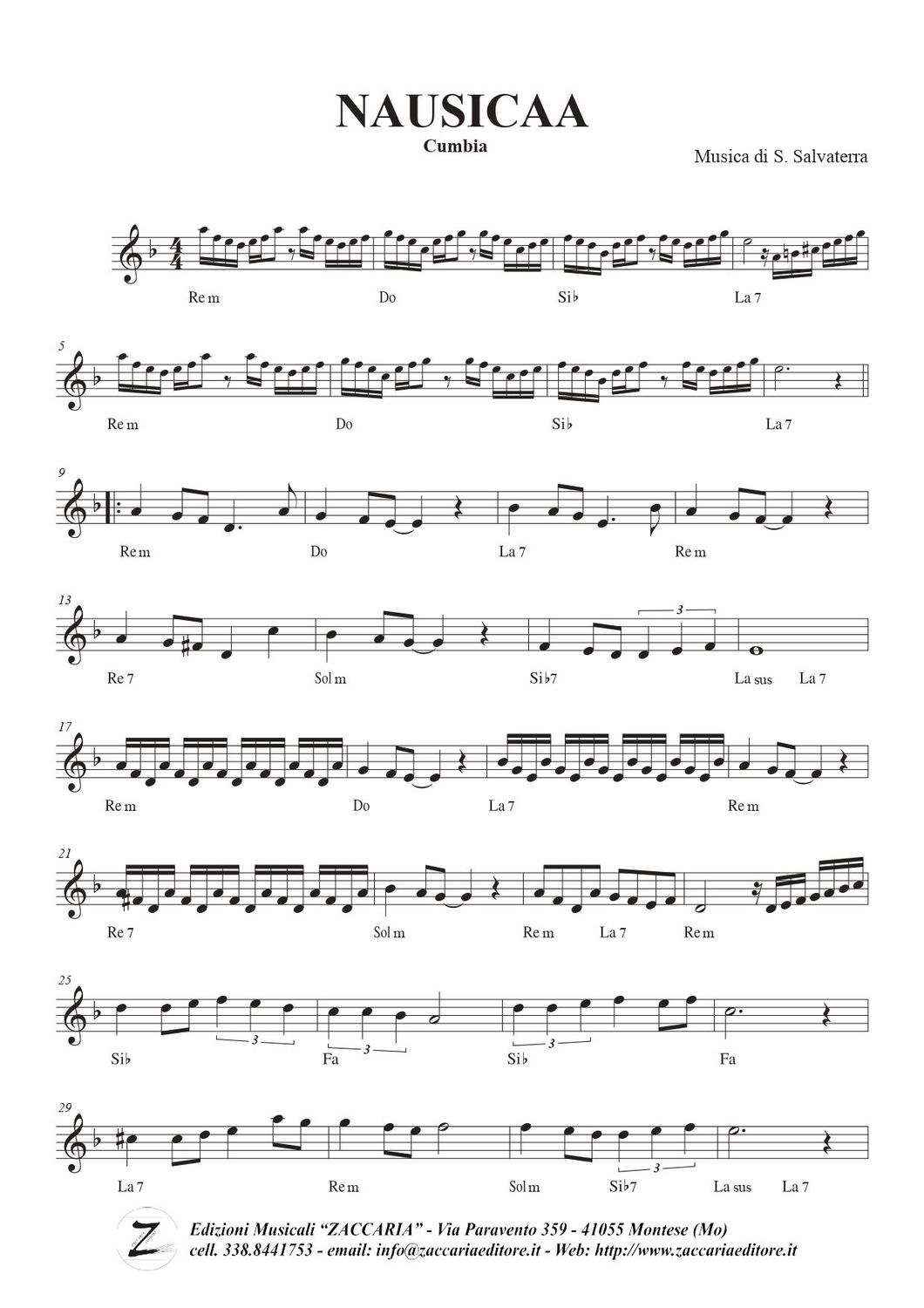 Nausicaa - Cumbia di S. Salvaterra