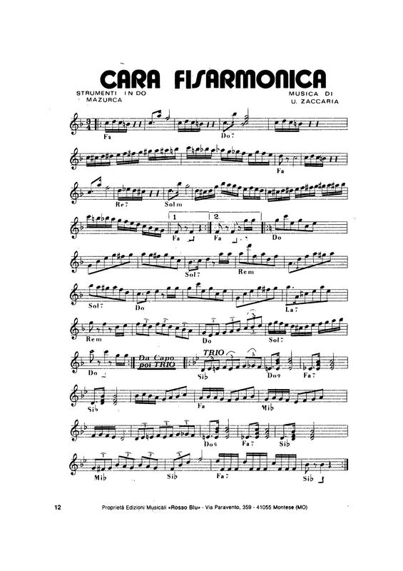 Cara fisarmonica (Mazurka)