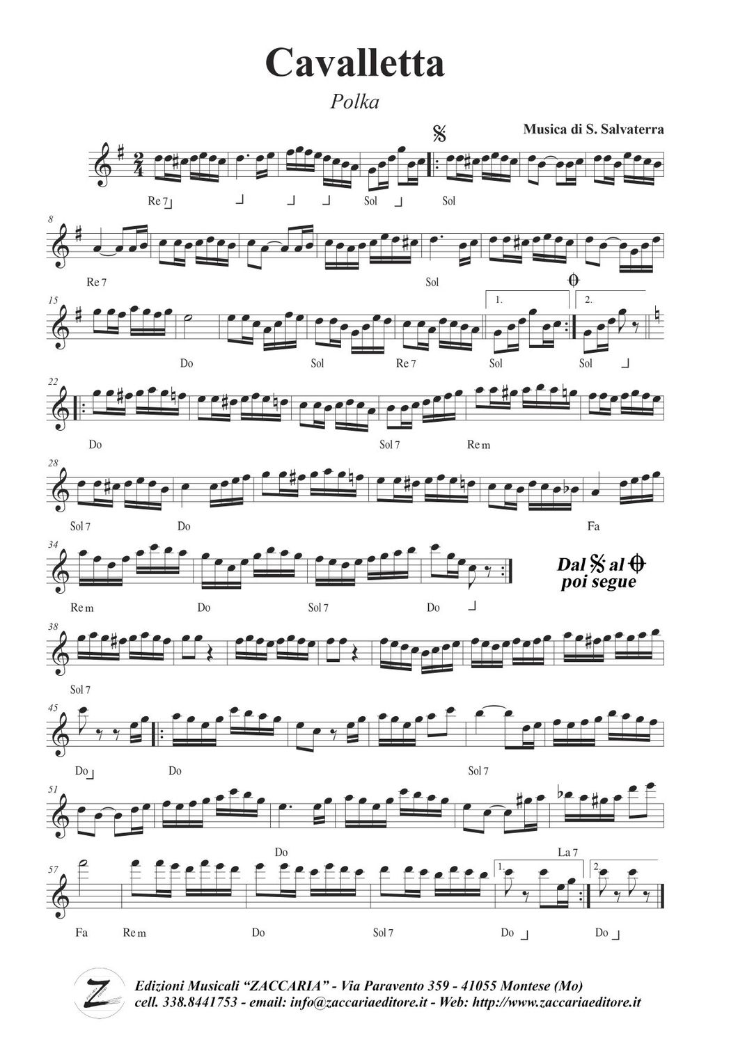 Cavalletta - Polka di S. Salvaterra