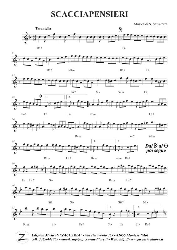 Scacciapensieri - Tarantella di S. Salvaterra