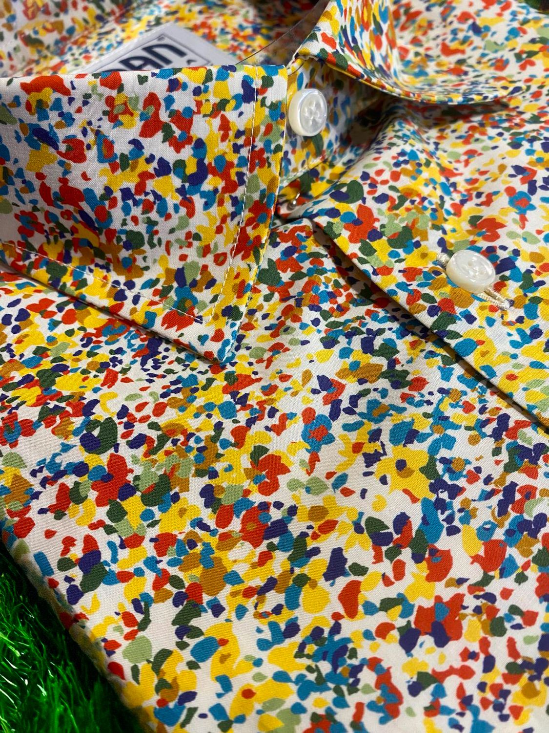 Sun Speckle 100% Cotton Satin 120/2