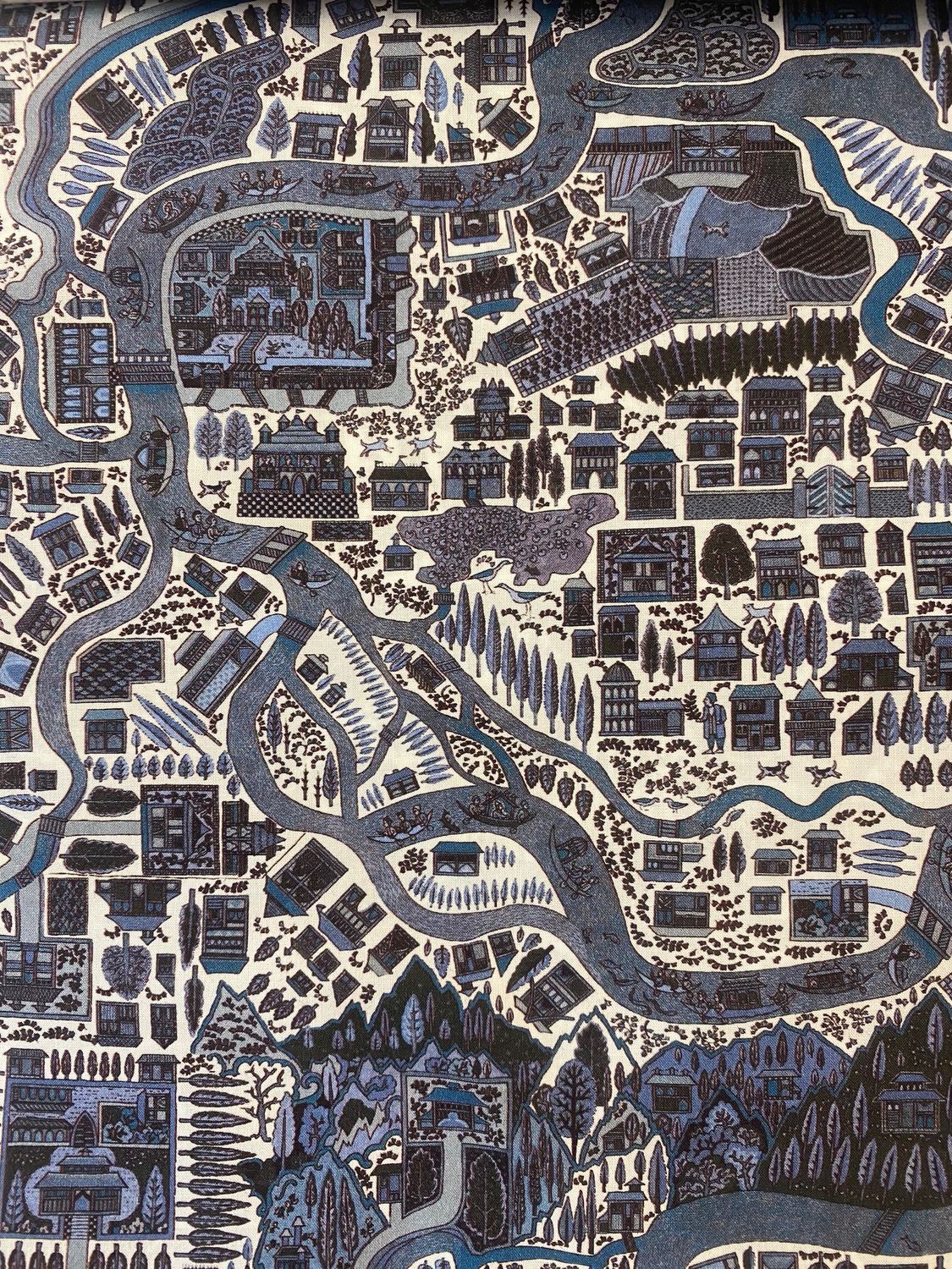 PATTERN MAP 100% Cotton Satin 120/2
