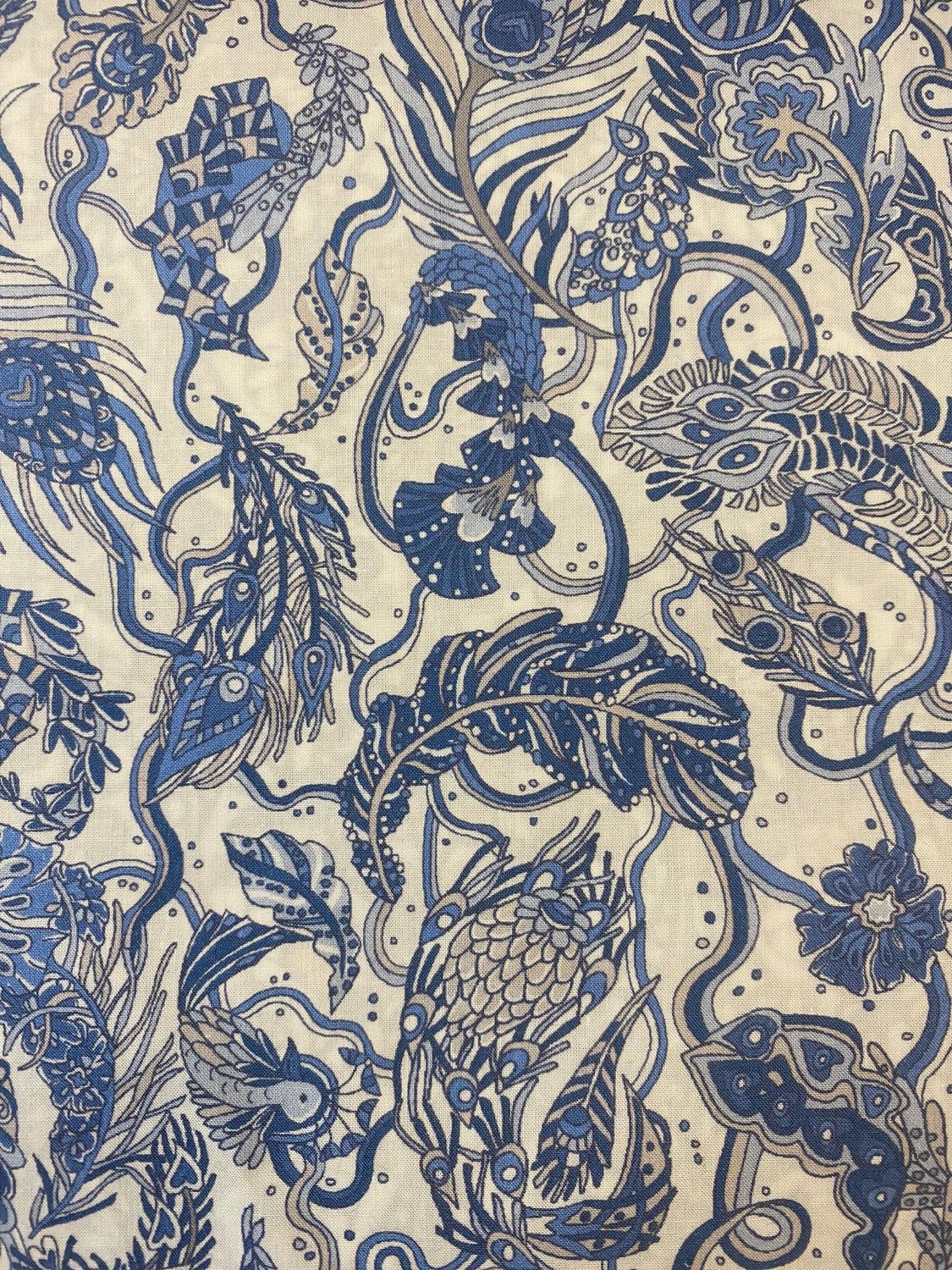 FALLING FEATHER 100% Cotton Satin 120/2