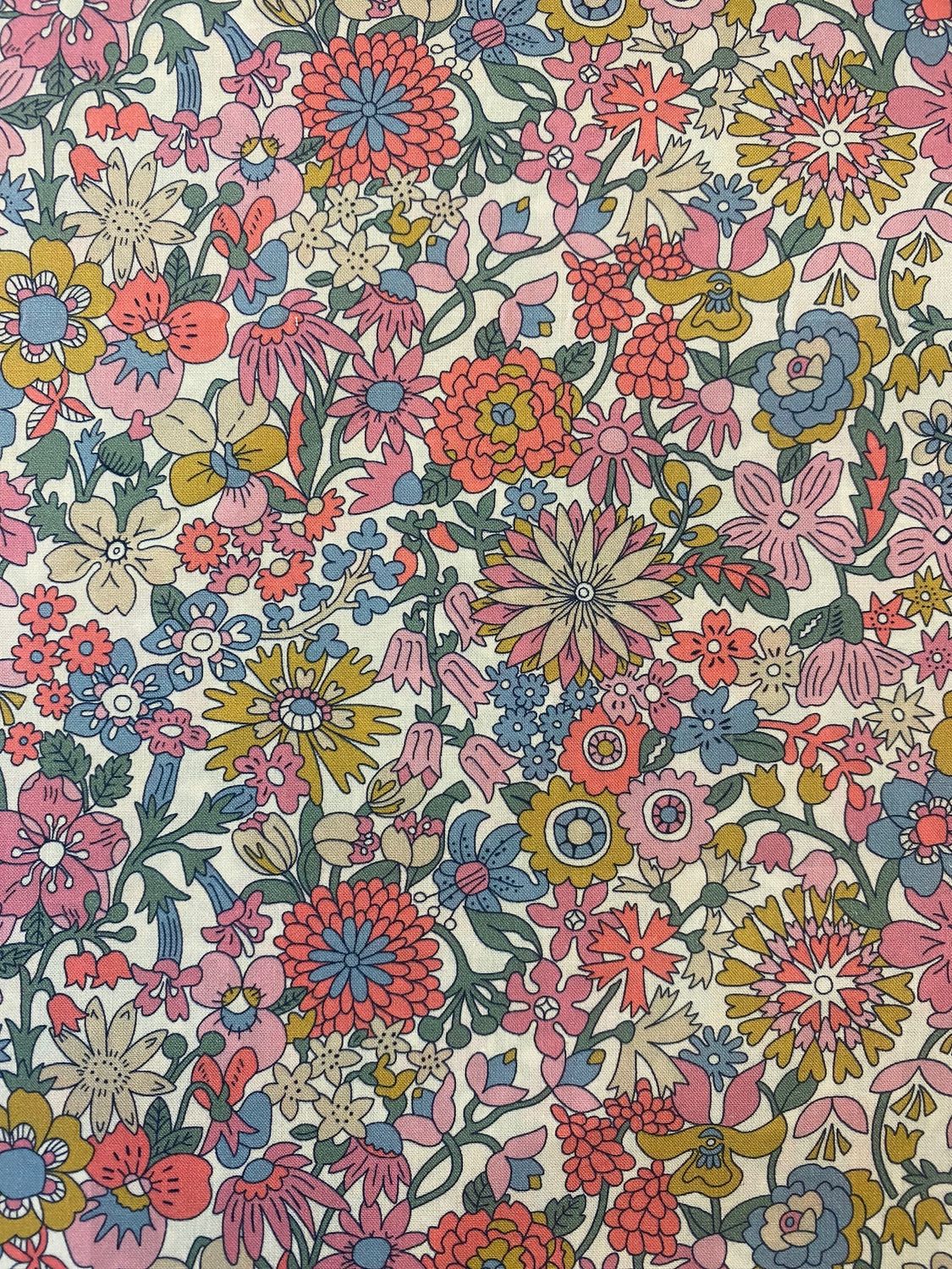 JUNE BLOSSOM 100% Cotton Satin 120/2