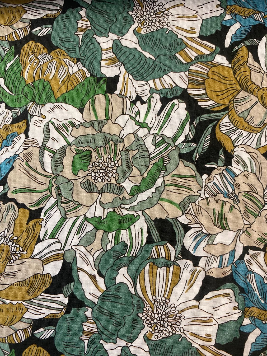 BLACK BURN 100% Cotton Satin 120/2