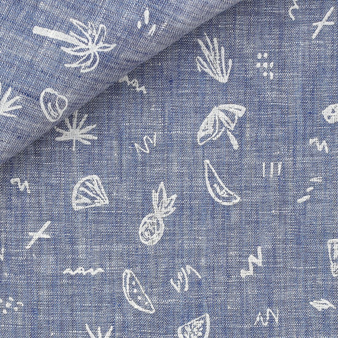 Sahara Print 100% Linen 23/1