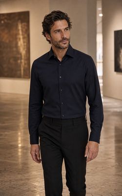 Exclusive 100% Cotton blu scuro SPORT