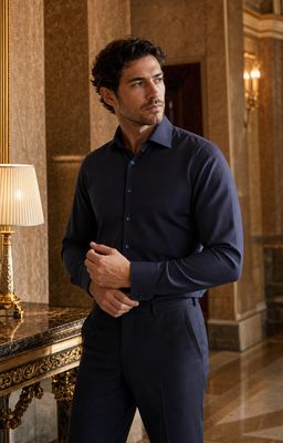 Exclusive 100% Cotton bluscuro CLA