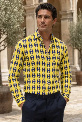 Exclusive Catene shirt in 100% linen