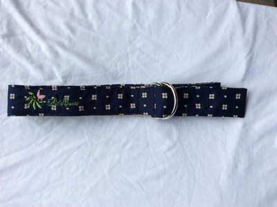 Ribbon Belt Dark Blue