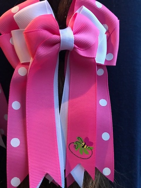 Pink &amp; White Polka Dot
