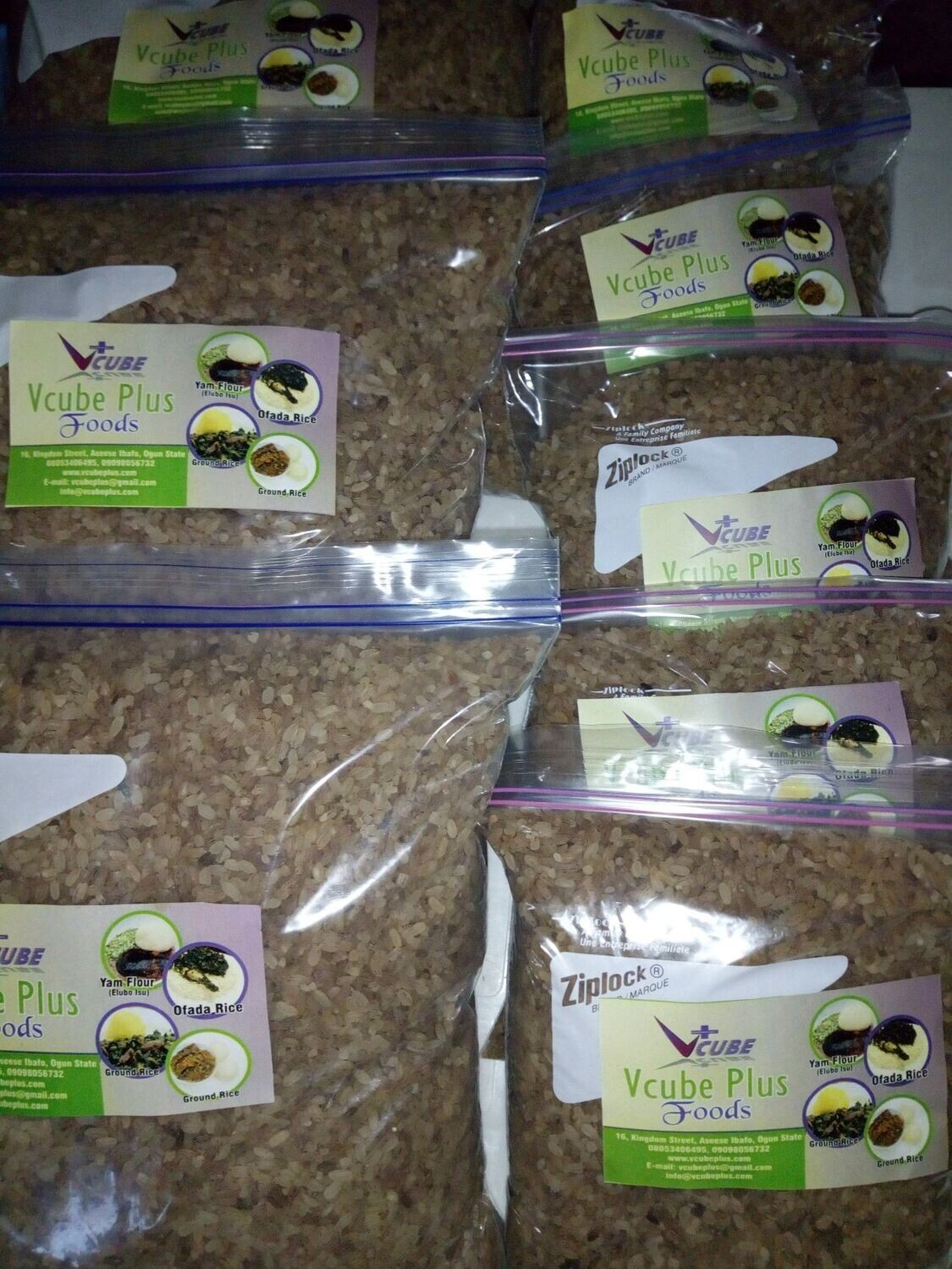 Vcube Plus Ofada Rice 1kg