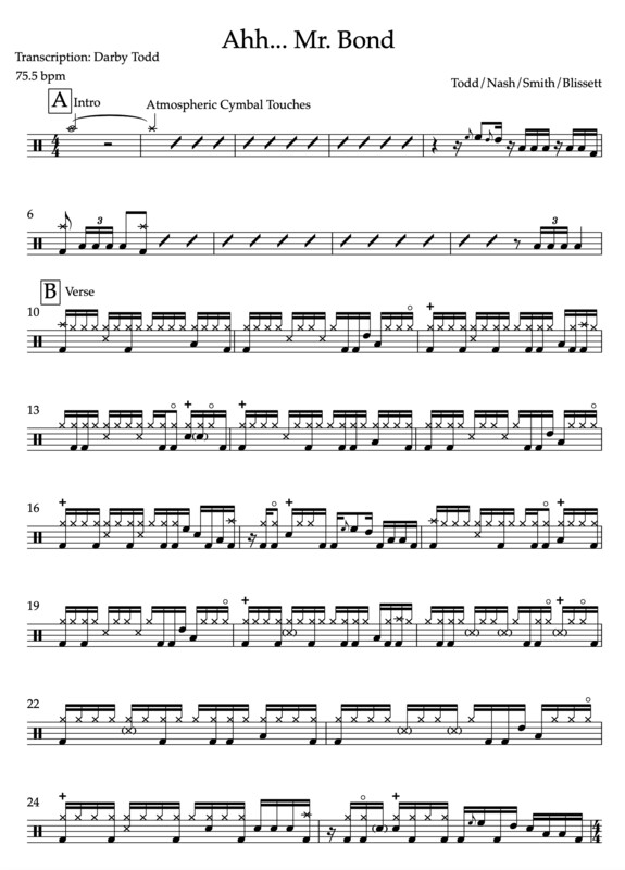 Ahh Mr. Bond playalong/transcription download