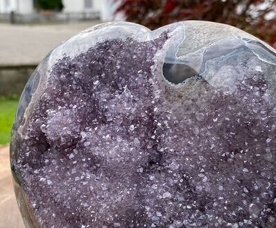 Riesiges Amethyst Herz