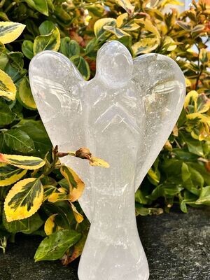 Grosser Bergkristall Engel 19,4 cm