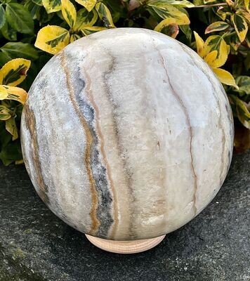 AAA Bänder Calcit Kugel 16cm 6,16Kg