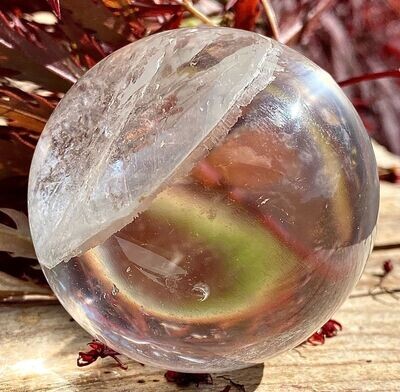 Glasklare Bergkristall Kugel 50mm