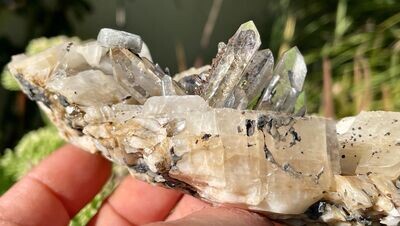 Fantastischer Schweizer Adular m. Bergkristall mit Adular Hut